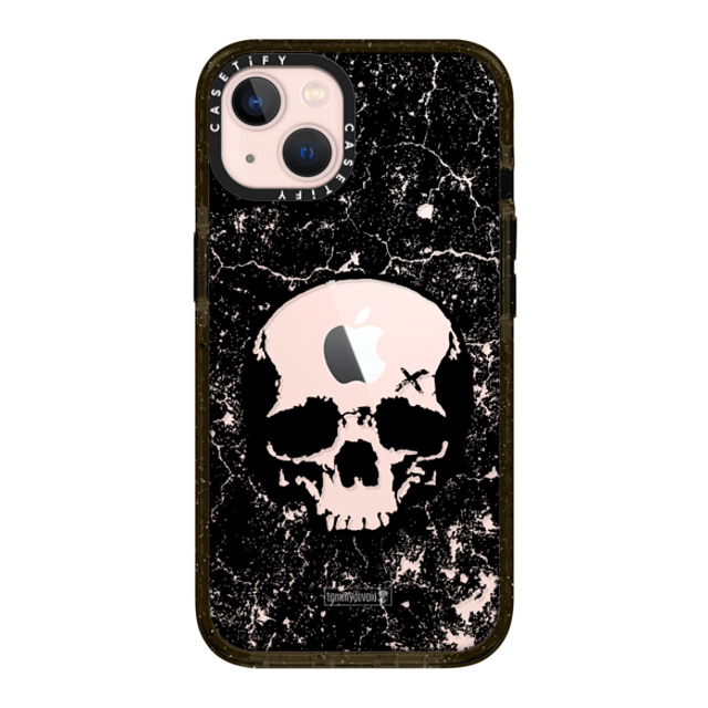 Tommy Devoid x CASETiFY iPhone 13 ケース ブラック インパクトケース Definitely Distressed