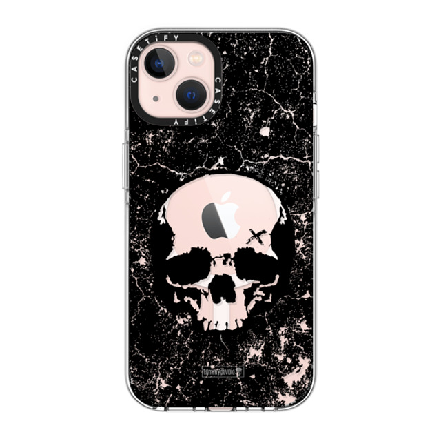 Tommy Devoid x CASETiFY iPhone 13 ケース クリア クリア ケース MagSafe対応 Definitely Distressed