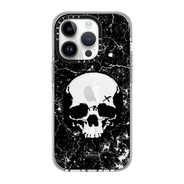 Tommy Devoid x CASETiFY iPhone 14 Pro ケース クリア クリア ケース MagSafe対応 Definitely Distressed