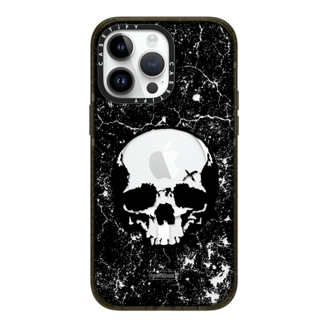 Tommy Devoid x CASETiFY iPhone 14 Pro Max ケース ブラック インパクトケース MagSafe対応 Definitely Distressed