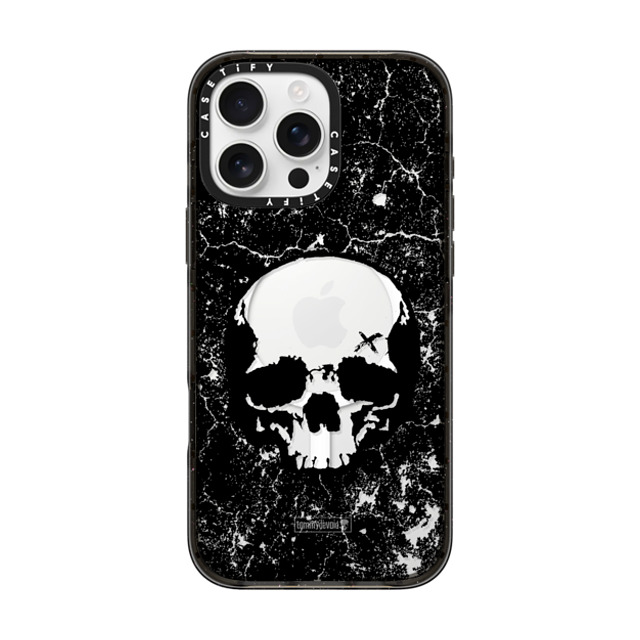 Tommy Devoid x CASETiFY iPhone 16 Pro Max ケース ブラック インパクトケース MagSafe対応 Definitely Distressed