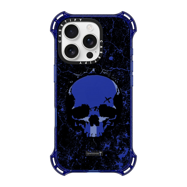 Tommy Devoid x CASETiFY iPhone 16 Pro Case コバルトブルー バウンスケース Definitely Distressed Tommy Devoid x CASETiFY iPhone 16 Pro Case コバルトブルー バウンスケース Definitely Distressed