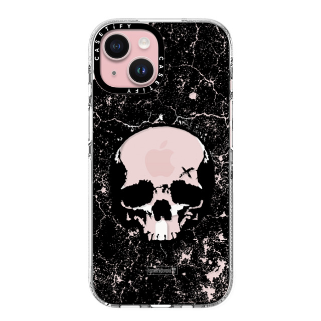 Tommy Devoid x CASETiFY iPhone 15 ケース クリア クリア ケース MagSafe対応 Definitely Distressed