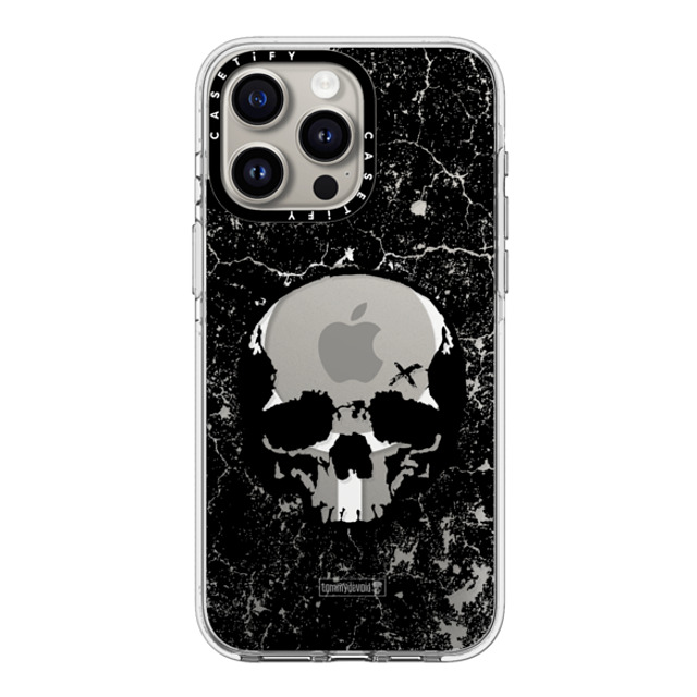 Tommy Devoid x CASETiFY iPhone 15 Pro Max ケース クリア クリア ケース MagSafe対応 Definitely Distressed