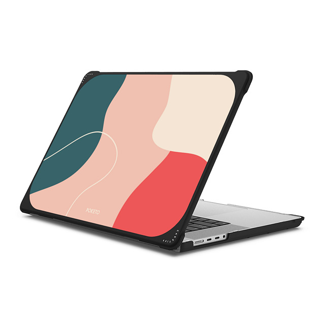 Poketo x CASETiFY MacBook Pro 16-inch (M1 - M4) Geometric,Abstract ブラック バウンス ケース Coral Reef by Poketo Back to School Poketo x CASETiFY MacBook Pro 16-inch (M1 - M4) Geometric,Abstract ブラック バウンス ケース Coral Reef by Poketo Back to School