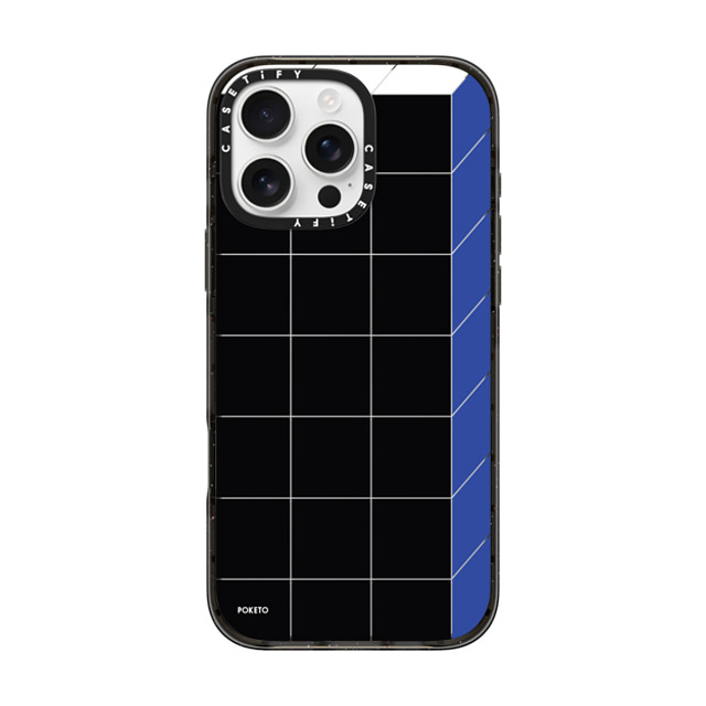 Poketo x CASETiFY iPhone 16 Pro Max Case Geometric,Abstract Black Impact Case CubIx by Poketo Father's Day Poketo x CASETiFY iPhone 16 Pro Max Case Geometric,Abstract Black Impact Case CubIx by Poketo Father's Day