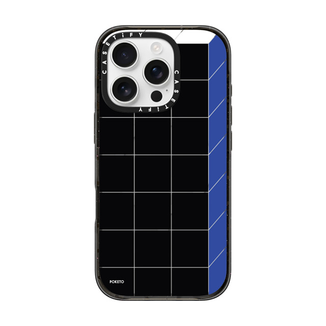 Poketo x CASETiFY iPhone 16 Pro ケース Geometric,Abstract ブラック インパクトケース MagSafe対応 CubIx by Poketo Father's Day Poketo x CASETiFY iPhone 16 Pro ケース Geometric,Abstract ブラック インパクトケース MagSafe対応 CubIx by Poketo Father's Day
