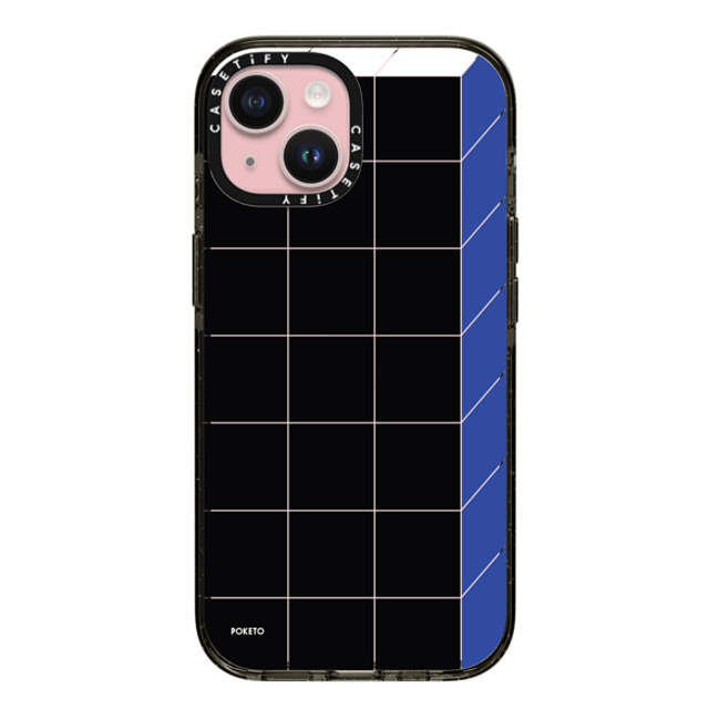 Poketo x CASETiFY iPhone 15 Case Geometric,Abstract ブラック インパクトケース CubIx by Poketo Mother's Day Poketo x CASETiFY iPhone 15 Case Geometric,Abstract ブラック インパクトケース CubIx by Poketo Mother's Day