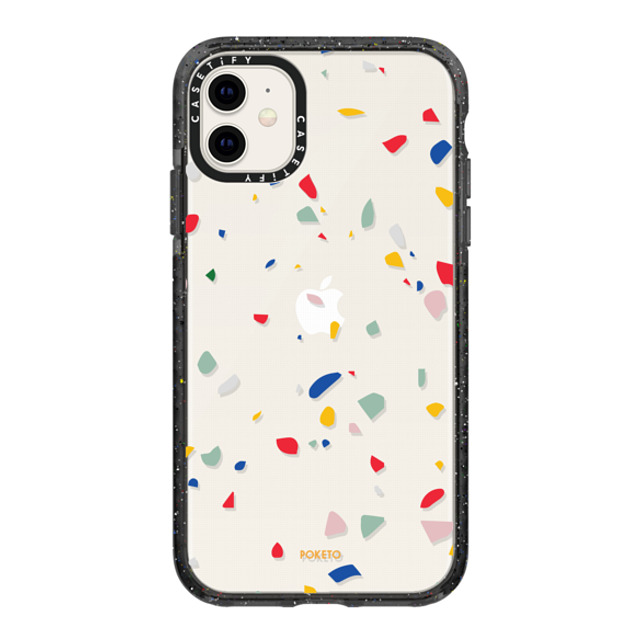 Poketo x CASETiFY iPhone 11 ケース Geometric,Abstract ブラック インパクトケース Colorful Granite by Poketo Back to School Poketo x CASETiFY iPhone 11 ケース Geometric,Abstract ブラック インパクトケース Colorful Granite by Poketo Back to School