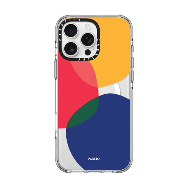 Poketo x CASETiFY iPhone 16 Pro Max ケース Geometric,Abstract クリア クリア ケース MagSafe対応 Blots by Poketo Father's Day Poketo x CASETiFY iPhone 16 Pro Max ケース Geometric,Abstract クリア クリア ケース MagSafe対応 Blots by Poketo Father's Day