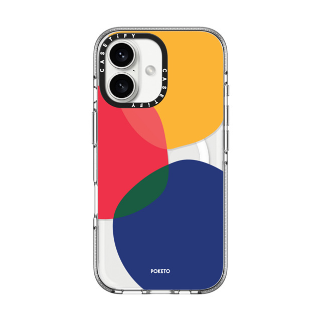Poketo x CASETiFY iPhone 16 ケース Geometric,Abstract クリア クリア ケース MagSafe対応 Blots by Poketo Father's Day Poketo x CASETiFY iPhone 16 ケース Geometric,Abstract クリア クリア ケース MagSafe対応 Blots by Poketo Father's Day