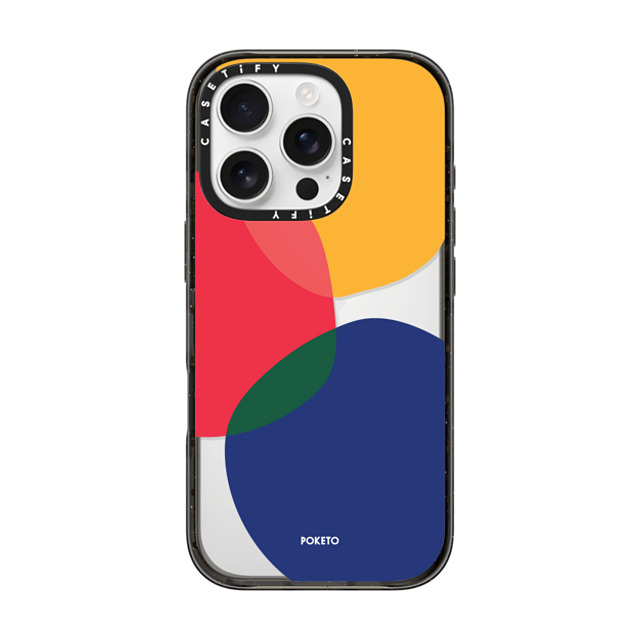 Poketo x CASETiFY iPhone 16 Pro Case Geometric,Abstract Black インパクトケース Blots by Poketo Mother's Day Poketo x CASETiFY iPhone 16 Pro Case Geometric,Abstract Black インパクトケース Blots by Poketo Mother's Day