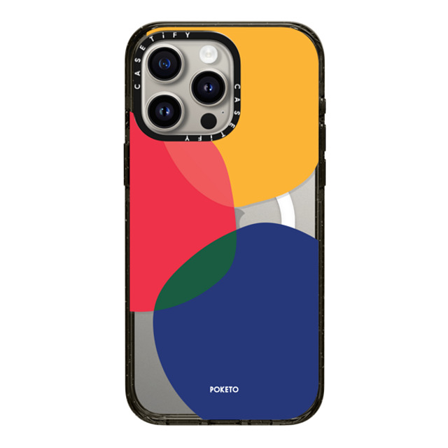 Poketo x CASETiFY iPhone 15 Pro Max Case Geometric,Abstract Black Impact Case MagSafe Compatible Blots by Poketo Back to School Poketo x CASETiFY iPhone 15 Pro Max Case Geometric,Abstract Black Impact Case MagSafe Compatible Blots by Poketo Back to School