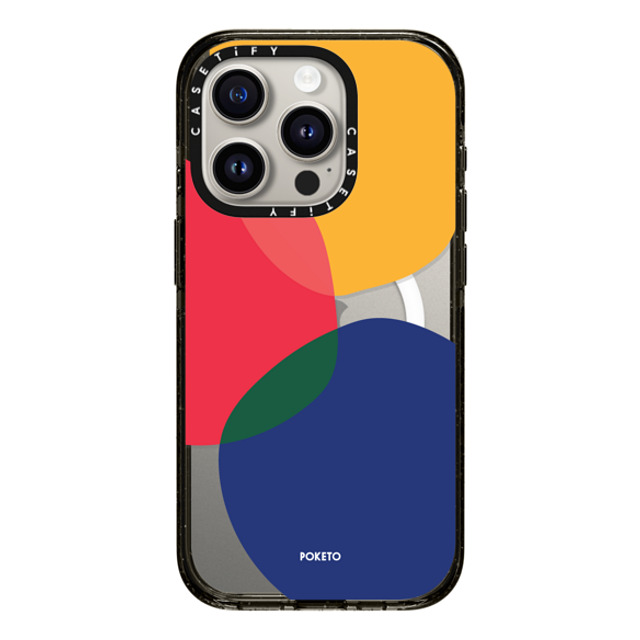 Poketo x CASETiFY iPhone 15 Pro Case Geometric,Abstract ブラック インパクトケース MagSafe対応 Blots by Poketo Mother's Day Poketo x CASETiFY iPhone 15 Pro Case Geometric,Abstract ブラック インパクトケース MagSafe対応 Blots by Poketo Mother's Day