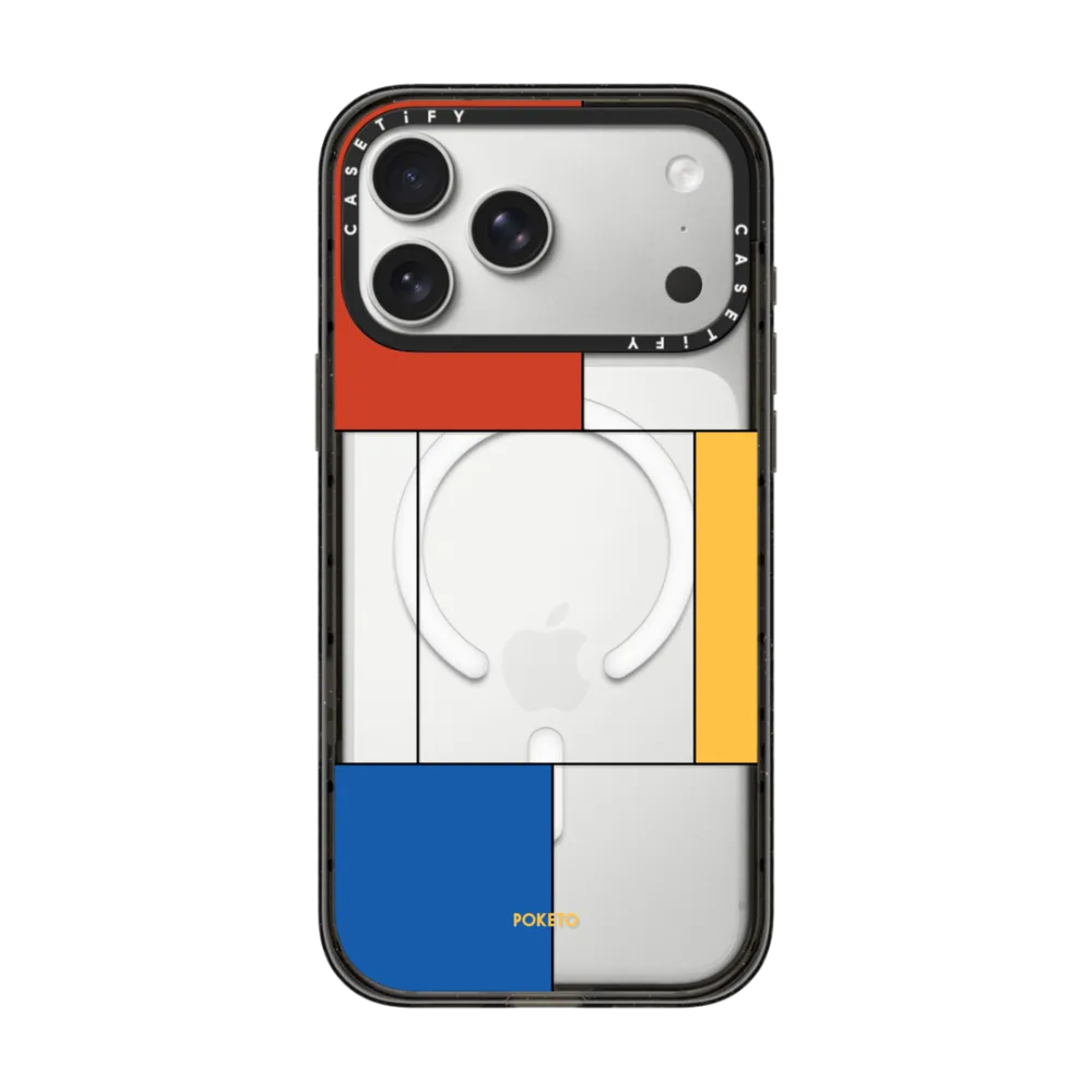 Impact iPhone 17 Pro Max Case MagSafe Compatible - Mondrianesque by Poketo