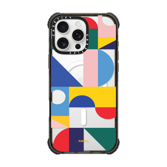 Poketo x CASETiFY iPhone 16 Pro Max Case Geometric,Abstract Black ウルトラ インパクトケース MagSafe 対応 PING PONG BY POKETO Mother's Day Poketo x CASETiFY iPhone 16 Pro Max Case Geometric,Abstract Black ウルトラ インパクトケース MagSafe 対応 PING PONG BY POKETO Mother's Day