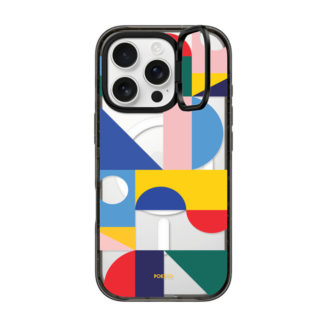 Poketo x CASETiFY iPhone 16 Pro Case Geometric,Abstract Black インパクトリングスタンドケース MagSafe対応 PING PONG BY POKETO Father's Day Poketo x CASETiFY iPhone 16 Pro Case Geometric,Abstract Black インパクトリングスタンドケース MagSafe対応 PING PONG BY POKETO Father's Day