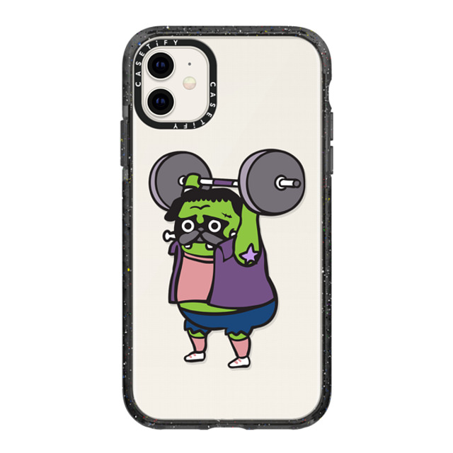 Huebucket x CASETiFY iPhone 11 ケース Dog,Sport ブラック インパクトケース The snatch weightlifting Pug Frank Back to School Huebucket x CASETiFY iPhone 11 ケース Dog,Sport ブラック インパクトケース The snatch weightlifting Pug Frank Back to School