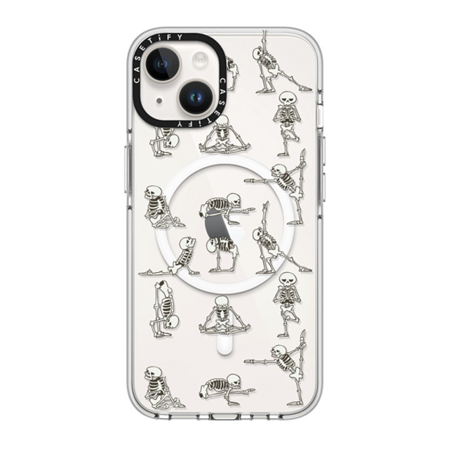 Huebucket x CASETiFY iPhone 14 Case Clear Clear Case MagSafe Compatible Skeleton Yoga Huebucket x CASETiFY iPhone 14 Case Clear Clear Case MagSafe Compatible Skeleton Yoga