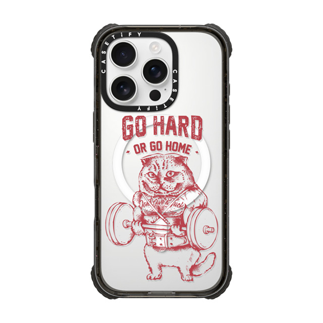 Huebucket x CASETiFY iPhone 16 Pro Case Cat,Animal Black ウルトラ インパクトケース MagSafe 対応 Go Hard or Go Home Scottish Fold Back to School Huebucket x CASETiFY iPhone 16 Pro Case Cat,Animal Black ウルトラ インパクトケース MagSafe 対応 Go Hard or Go Home Scottish Fold Back to School