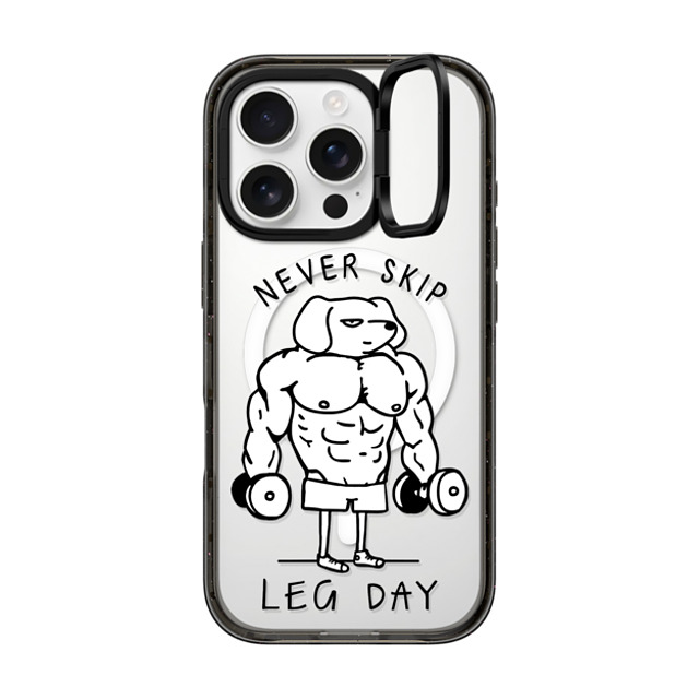 Huebucket x CASETiFY iPhone 16 Pro Case Dog,Animal Black インパクトリングスタンドケース MagSafe対応 Never Skip Leg Day Dachshund Back to School Huebucket x CASETiFY iPhone 16 Pro Case Dog,Animal Black インパクトリングスタンドケース MagSafe対応 Never Skip Leg Day Dachshund Back to School
