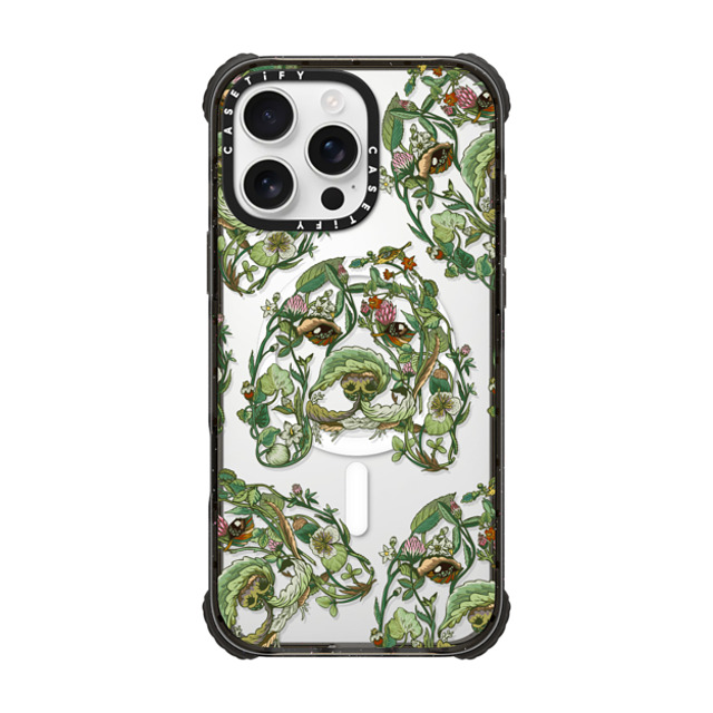 Huebucket x CASETiFY iPhone 16 Pro Max ケース ブラック ウルトラ インパクトケース MagSafe 対応 Botanical Beagle Father's Day Huebucket x CASETiFY iPhone 16 Pro Max ケース ブラック ウルトラ インパクトケース MagSafe 対応 Botanical Beagle Father's Day
