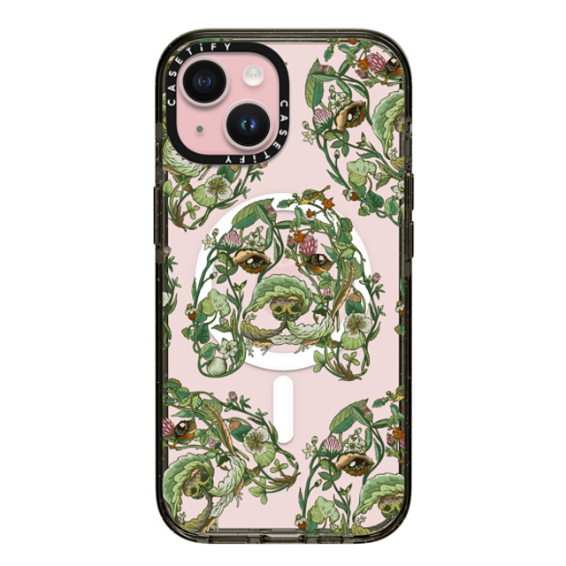 Huebucket x CASETiFY iPhone 15 ケース ブラック インパクトケース MagSafe対応 Botanical Beagle Father's Day Huebucket x CASETiFY iPhone 15 ケース ブラック インパクトケース MagSafe対応 Botanical Beagle Father's Day