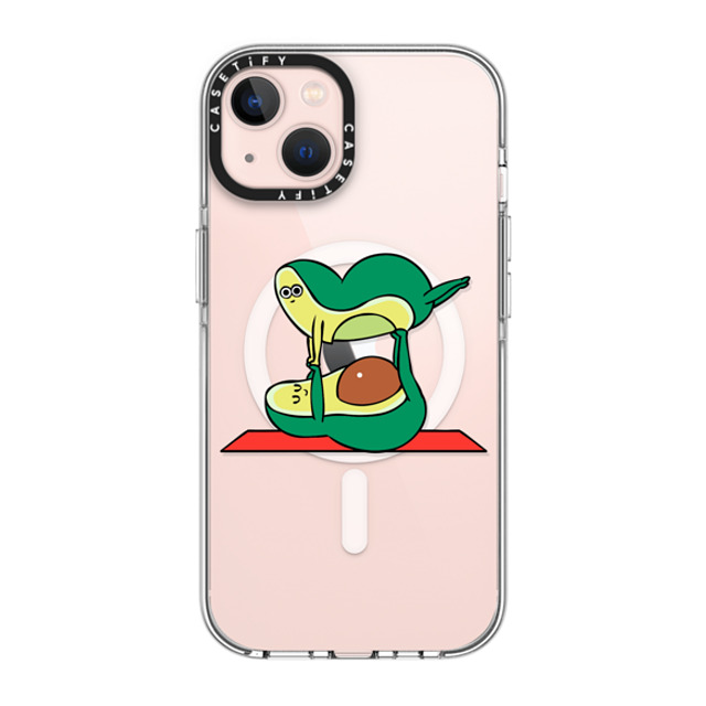 Huebucket x CASETiFY iPhone 13 Case クリア クリア ケース MagSafe対応 Acroyoga Avocado Mother's Day Huebucket x CASETiFY iPhone 13 Case クリア クリア ケース MagSafe対応 Acroyoga Avocado Mother's Day