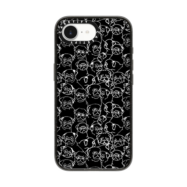 Huebucket x CASETiFY iPhone 16e Case Black Impact Case MagSafe Compatible Oh Black Pugs Back to School Huebucket x CASETiFY iPhone 16e Case Black Impact Case MagSafe Compatible Oh Black Pugs Back to School