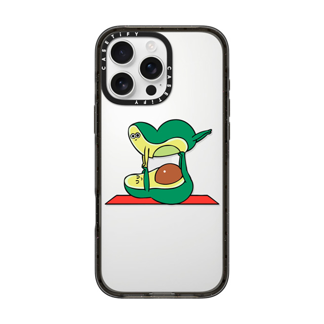 Huebucket x CASETiFY iPhone 16 Pro Max Case ブラック インパクトケース Acroyoga Avocado Mother's Day Huebucket x CASETiFY iPhone 16 Pro Max Case ブラック インパクトケース Acroyoga Avocado Mother's Day