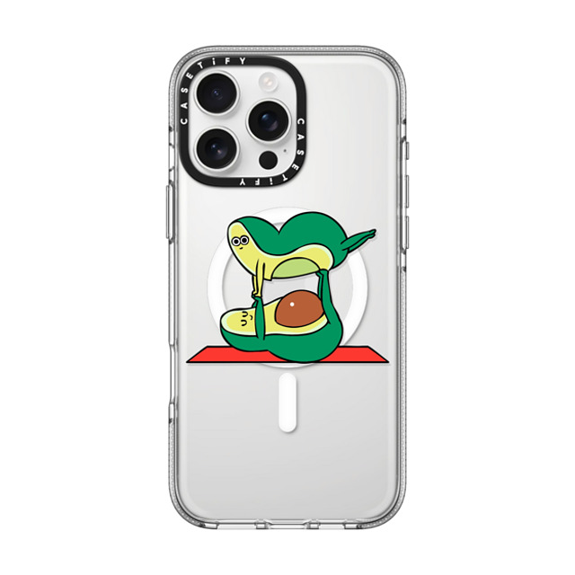 Huebucket x CASETiFY iPhone 16 Pro Max Case クリア クリア ケース MagSafe対応 Acroyoga Avocado Mother's Day Huebucket x CASETiFY iPhone 16 Pro Max Case クリア クリア ケース MagSafe対応 Acroyoga Avocado Mother's Day