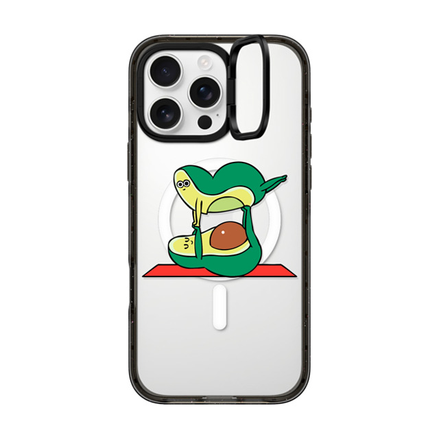 Huebucket x CASETiFY iPhone 16 Pro Max Case ブラック インパクトリングスタンドケース MagSafe対応 Acroyoga Avocado Mother's Day Huebucket x CASETiFY iPhone 16 Pro Max Case ブラック インパクトリングスタンドケース MagSafe対応 Acroyoga Avocado Mother's Day