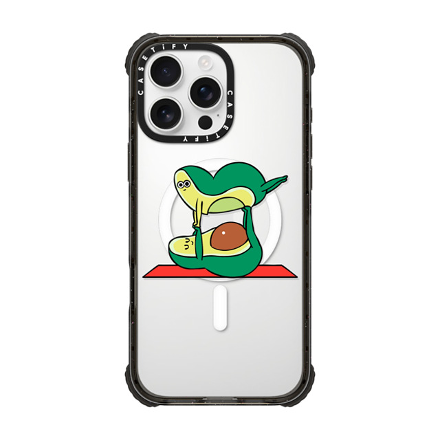 Huebucket x CASETiFY iPhone 16 Pro Max Case ブラック ウルトラ インパクトケース MagSafe 対応 Acroyoga Avocado Mother's Day Huebucket x CASETiFY iPhone 16 Pro Max Case ブラック ウルトラ インパクトケース MagSafe 対応 Acroyoga Avocado Mother's Day