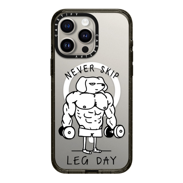 Huebucket x CASETiFY iPhone 15 Pro Max Case Dog,Animal Black Impact Case MagSafe Compatible Never Skip Leg Day Dachshund Back to School Huebucket x CASETiFY iPhone 15 Pro Max Case Dog,Animal Black Impact Case MagSafe Compatible Never Skip Leg Day Dachshund Back to School