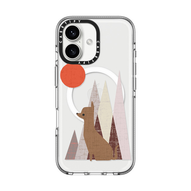 Huebucket x CASETiFY iPhone 16 ケース クリア クリア ケース MagSafe対応 Waiting for you Chihuahua Back to School Huebucket x CASETiFY iPhone 16 ケース クリア クリア ケース MagSafe対応 Waiting for you Chihuahua Back to School