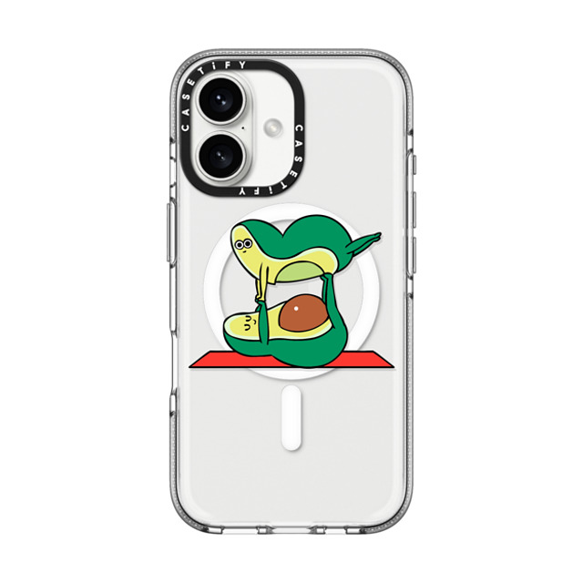 Huebucket x CASETiFY iPhone 16 Case クリア クリア ケース MagSafe対応 Acroyoga Avocado Mother's Day Huebucket x CASETiFY iPhone 16 Case クリア クリア ケース MagSafe対応 Acroyoga Avocado Mother's Day