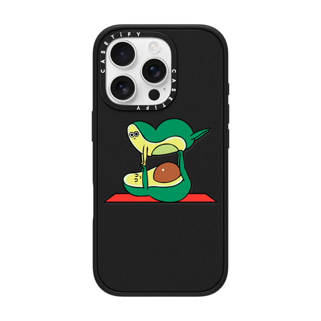 Huebucket x CASETiFY iPhone 16 Pro Case マットブラック Impact Case MagSafe Compatible Acroyoga Avocado Mother's Day Huebucket x CASETiFY iPhone 16 Pro Case マットブラック Impact Case MagSafe Compatible Acroyoga Avocado Mother's Day