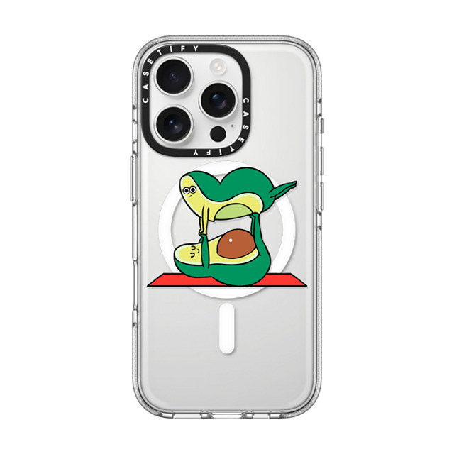 Huebucket x CASETiFY iPhone 16 Pro Case Clear Clear Case MagSafe Compatible Acroyoga Avocado Mother's Day Huebucket x CASETiFY iPhone 16 Pro Case Clear Clear Case MagSafe Compatible Acroyoga Avocado Mother's Day