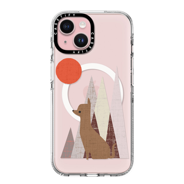 Huebucket x CASETiFY iPhone 15 ケース クリア クリア ケース MagSafe対応 Waiting for you Chihuahua Back to School Huebucket x CASETiFY iPhone 15 ケース クリア クリア ケース MagSafe対応 Waiting for you Chihuahua Back to School