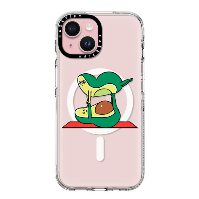 Huebucket x CASETiFY iPhone 15 Case クリア クリア ケース MagSafe対応 Acroyoga Avocado Mother's Day Huebucket x CASETiFY iPhone 15 Case クリア クリア ケース MagSafe対応 Acroyoga Avocado Mother's Day