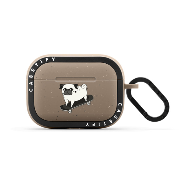 Huebucket x CASETiFY AirPods Pro Matte Taupe バウンス ケース Skateboarding Pug Father's Day Huebucket x CASETiFY AirPods Pro Matte Taupe バウンス ケース Skateboarding Pug Father's Day