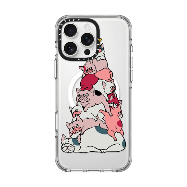 Huebucket x CASETiFY iPhone 16 Pro Max Case Clear Clear Case MagSafe Compatible Christmas Tree French Bulldog Father's Day Huebucket x CASETiFY iPhone 16 Pro Max Case Clear Clear Case MagSafe Compatible Christmas Tree French Bulldog Father's Day