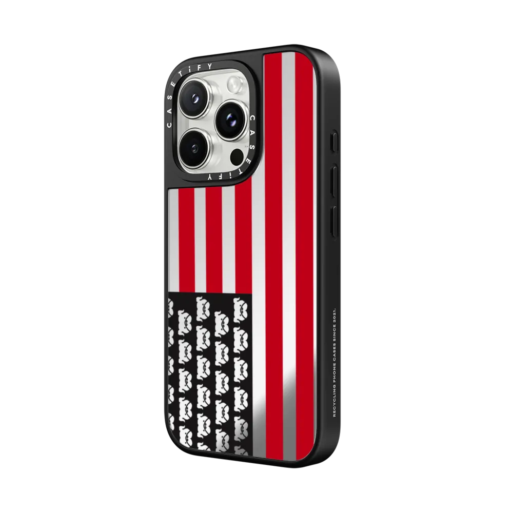Mirror iPhone 16 Pro Max Case MagSafe Compatible - Pugtriotic American