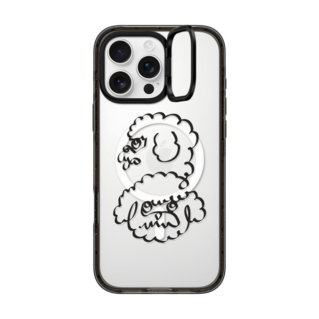 Huebucket x CASETiFY iPhone 16 Pro Max Case Dog,Animal Black インパクトリングスタンドケース MagSafe対応 Abstract line Poodle Father's Day Huebucket x CASETiFY iPhone 16 Pro Max Case Dog,Animal Black インパクトリングスタンドケース MagSafe対応 Abstract line Poodle Father's Day