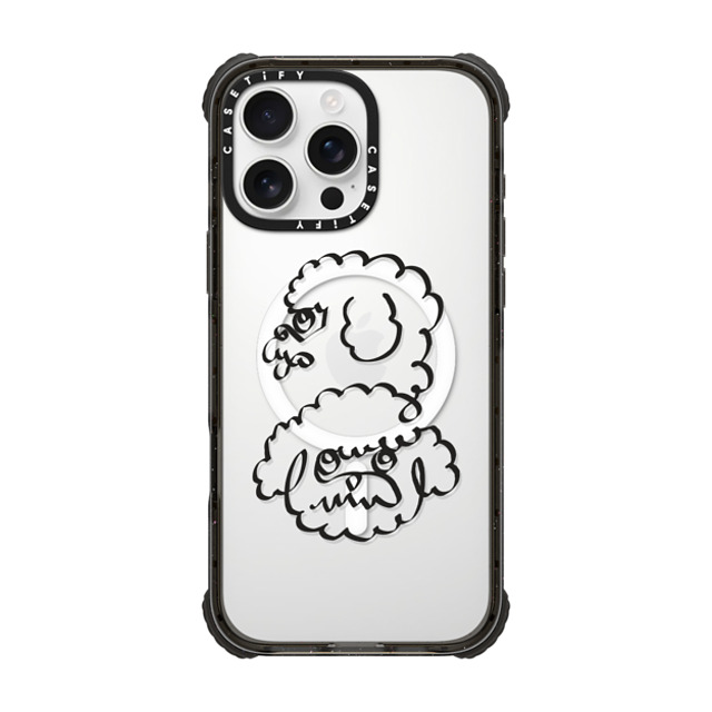 Huebucket x CASETiFY iPhone 16 Pro Max Case Dog,Animal Black ウルトラ インパクトケース MagSafe 対応 Abstract line Poodle Father's Day Huebucket x CASETiFY iPhone 16 Pro Max Case Dog,Animal Black ウルトラ インパクトケース MagSafe 対応 Abstract line Poodle Father's Day