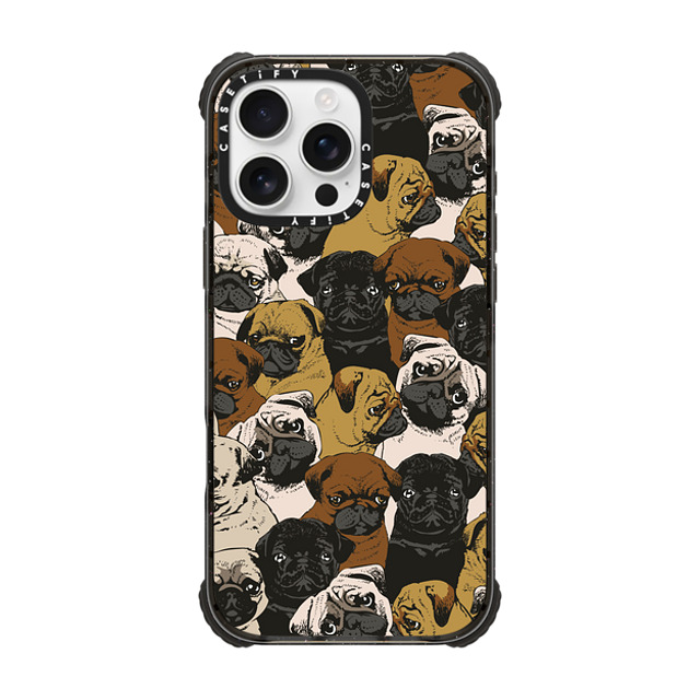Huebucket x CASETiFY iPhone 16 Pro Max ケース ブラック ウルトラ インパクトケース MagSafe 対応 Social Pugz Father's Day Huebucket x CASETiFY iPhone 16 Pro Max ケース ブラック ウルトラ インパクトケース MagSafe 対応 Social Pugz Father's Day