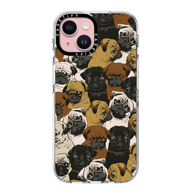 Huebucket x CASETiFY iPhone 15 ケース クリア クリア ケース MagSafe対応 Social Pugz Father's Day Huebucket x CASETiFY iPhone 15 ケース クリア クリア ケース MagSafe対応 Social Pugz Father's Day