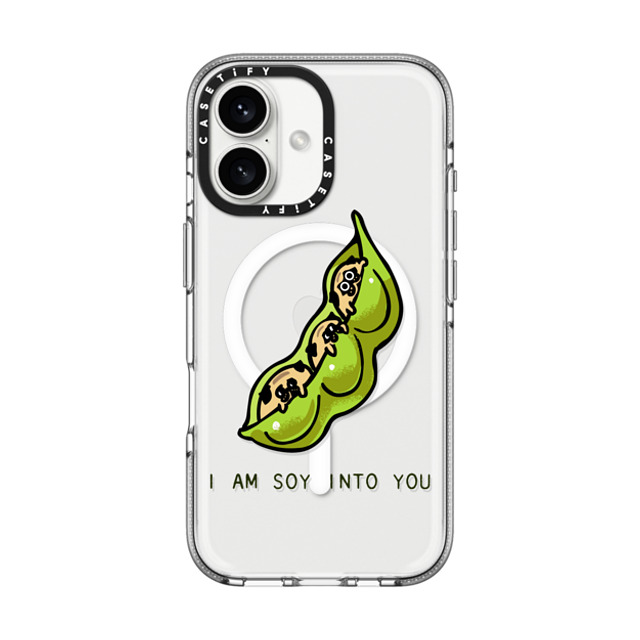 Huebucket x CASETiFY iPhone 16 ケース クリア クリア ケース MagSafe対応 I am soy into you Father's Day Huebucket x CASETiFY iPhone 16 ケース クリア クリア ケース MagSafe対応 I am soy into you Father's Day