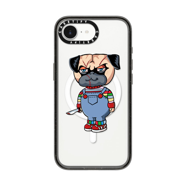 Huebucket x CASETiFY iPhone 16e Case Black Impact Case MagSafe Compatible Pug Good Boy Back to School Huebucket x CASETiFY iPhone 16e Case Black Impact Case MagSafe Compatible Pug Good Boy Back to School