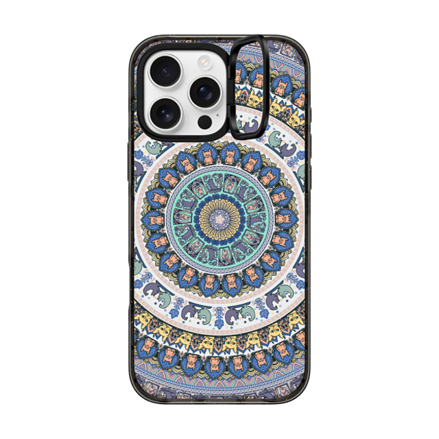 Huebucket x CASETiFY iPhone 16 Pro Max Case Black インパクトリングスタンドケース MagSafe対応 Frenchie Yoga Medallion Huebucket x CASETiFY iPhone 16 Pro Max Case Black インパクトリングスタンドケース MagSafe対応 Frenchie Yoga Medallion